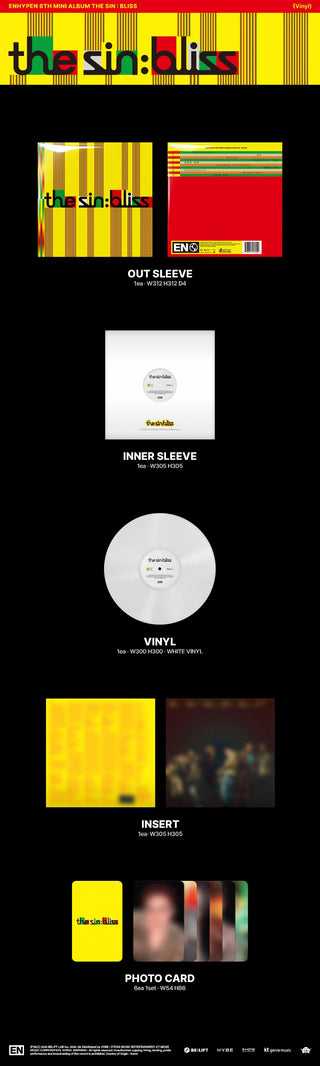 [PRE-ORDER] ENHYPEN 8th Mini Album [THE SIN BLISS] (Vinyl)
