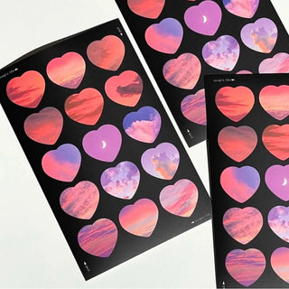 Heart Photo Sticker Sheet