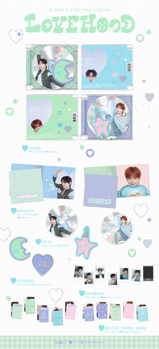 [PRE-ORDER] FLARE U 2nd Mini Album [LOVEHOOD] (JEWEL CASE Ver.)