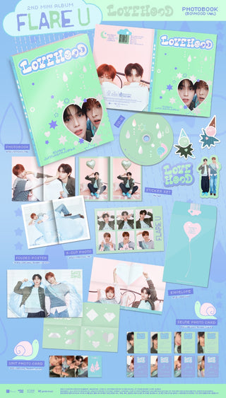 [PRE-ORDER] FLARE U 2nd Mini Album [LOVEHOOD] (Photobook Ver.)