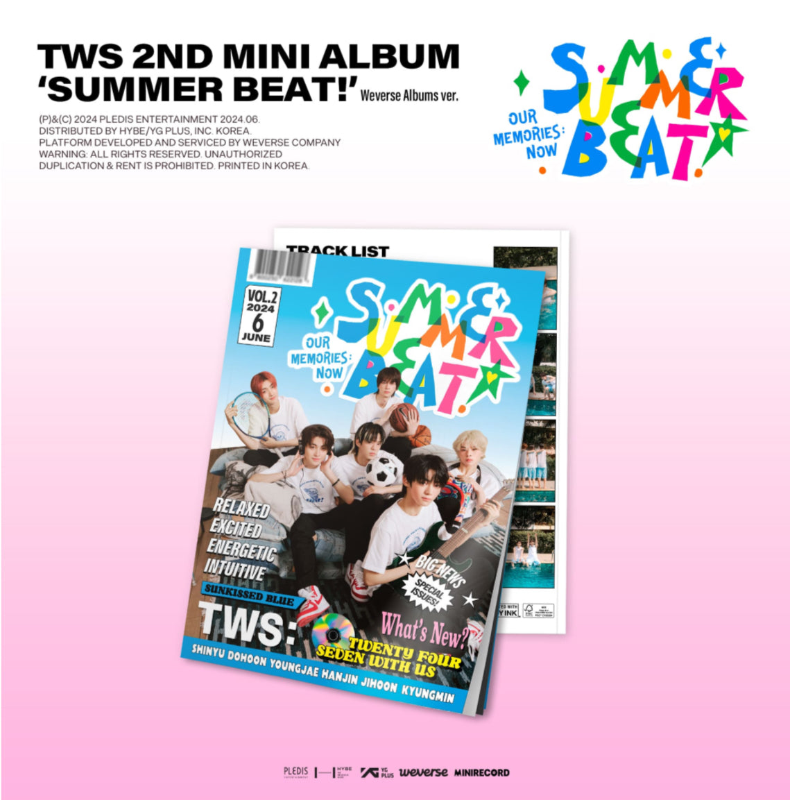 TWS 2nd Mini Album [SUMMER BEAT!] (Weverse Album Ver.)