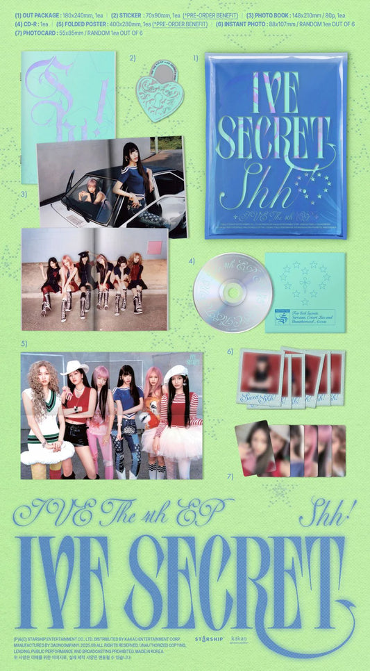 IVE 4th EP Album [IVE SECRET] (Photobook)