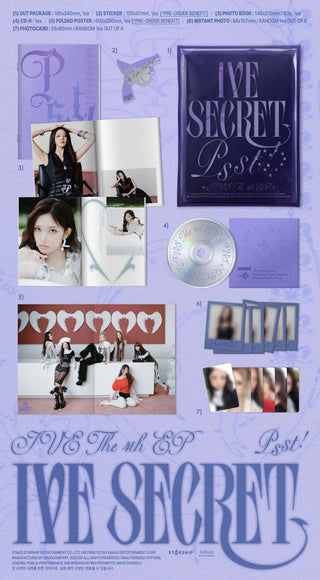 IVE 4th EP Album [IVE SECRET] (Photobook Ver.)