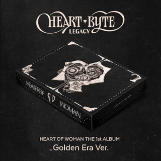 [PRE-ORDER] HEART OF WOMAN 1st Album [Heart Byte : LEGACY] (Golden Era Ver.)