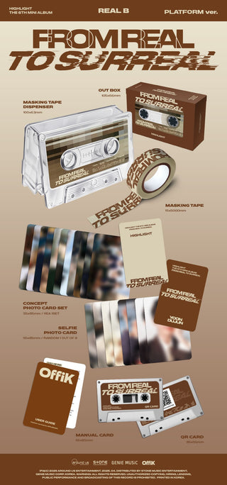 HIGHLIGHT 6th Mini Album [From Real to Surreal] (PLATFORM Ver.)