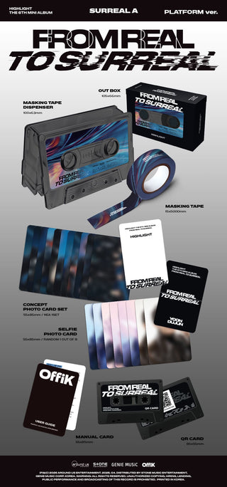 HIGHLIGHT 6th Mini Album [From Real to Surreal] (PLATFORM Ver.)