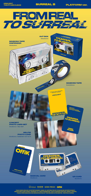 HIGHLIGHT 6th Mini Album [From Real to Surreal] (PLATFORM Ver.)