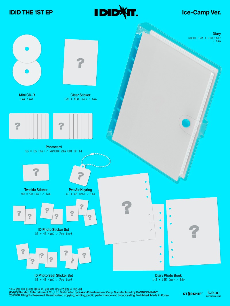 IDID 1st Mini Album [I did it] (Ice-Camp Ver.) (Special Edition)