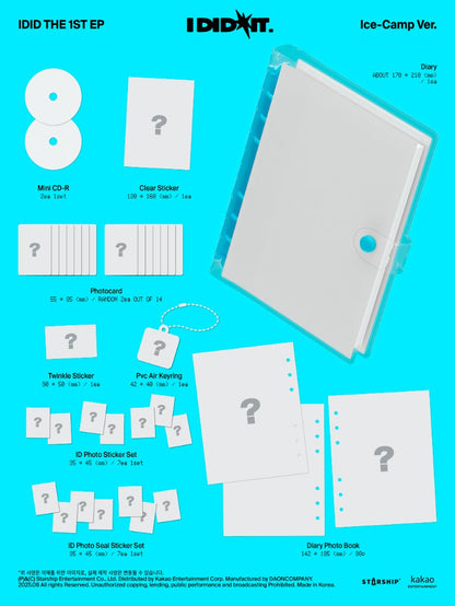 IDID 1st Mini Album [I did it] (Ice-Camp Ver.) (Special Edition)
