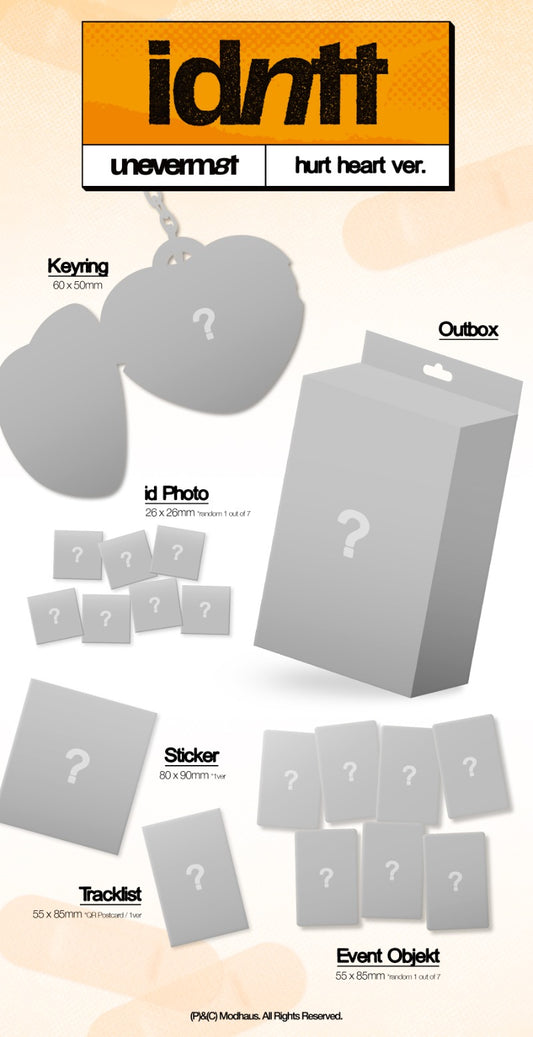 idntt 1st Mini Album [<unevermet>] (hurt heart Ver.) (Limited)
