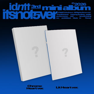 [PRE-ORDER] idntt 3rd Mini Album [itsnotover] (Chrome Heart Ver. / Lit Heart Ver.)