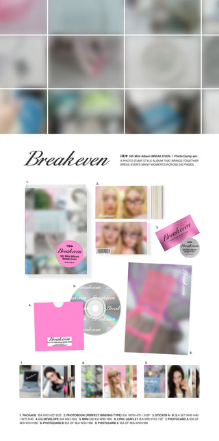 [PRE-ORDER] ILLIT 5th Mini Album [BREAK EVEN] (Photo Dump Ver.)