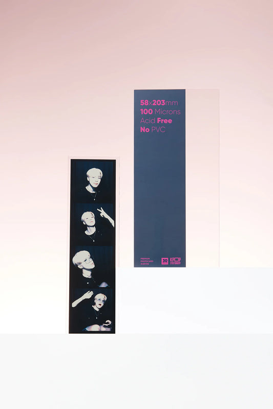 Clear Premium Photocard Sleeves, 58 x 203mm