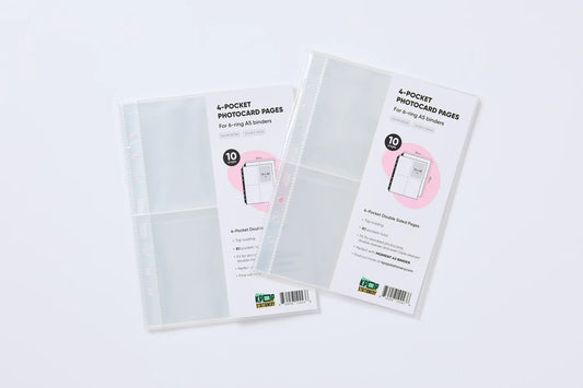 High Clarity A5 Binder Sleeves, Double Sided