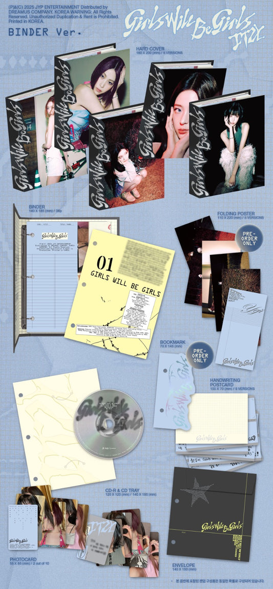 ITZY [Girls Will Be Girls] (Binder Ver.)