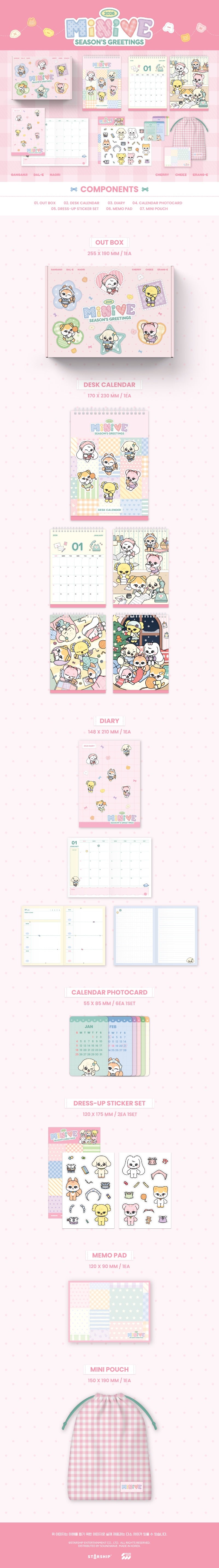 IVE MINIVE 2026 SEASON'S GREETINGS