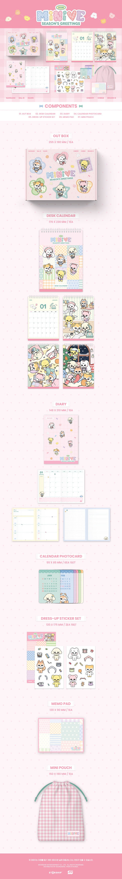 IVE MINIVE 2026 SEASON'S GREETINGS