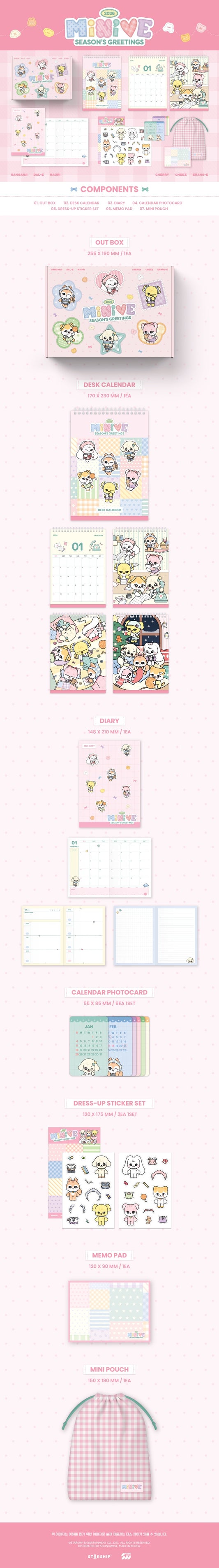 IVE MINIVE 2026 SEASON'S GREETINGS