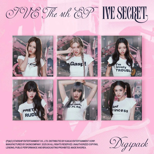 IVE 4th EP Album [IVE SECRET] (Digipack Ver.)