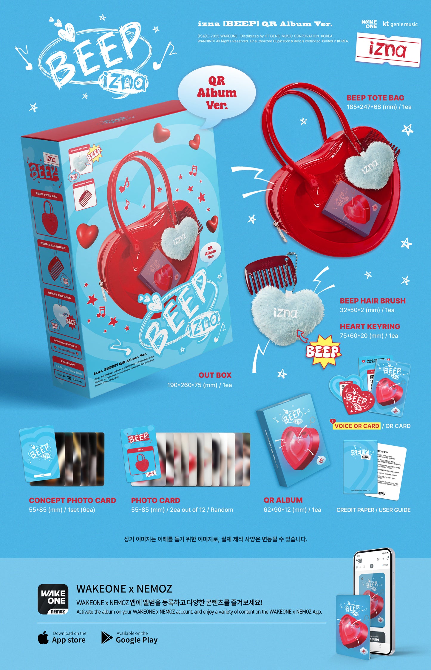 izna Single Album [BEEP] (QR Album Ver.) (Limited)