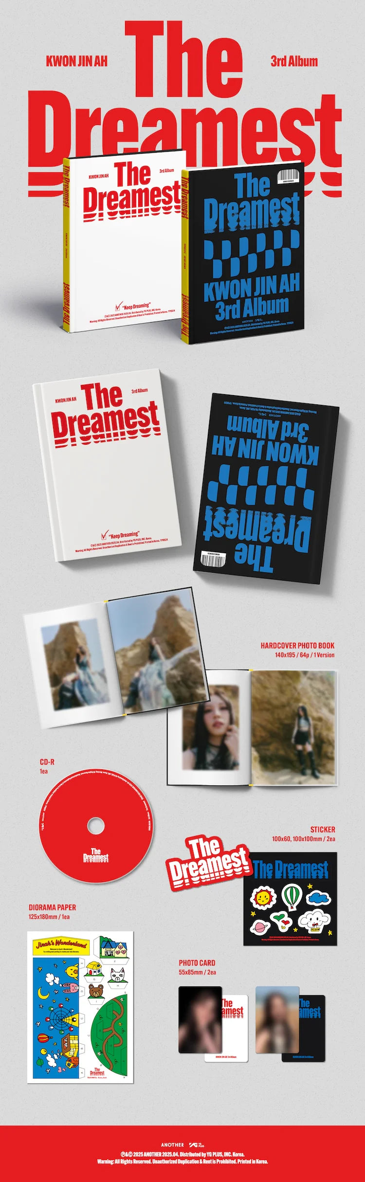 Kwon Jin-Ah 3rd Album [The Dreamest]