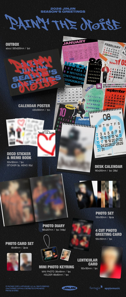 JINJIN 2026 SEASON’S GREETINGS [PAINT THE NOISE]