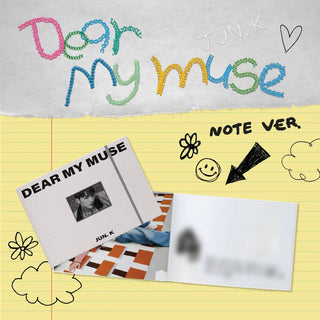 JUN.K 4th Mini Album [Dear my muse] (Digipack Ver.) (Note Ver.)