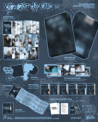 [PRE-ORDER] KickFlip 5th Mini Album [KICK OFF THE WALL Pt.1] (POCAALBUM Ver.)