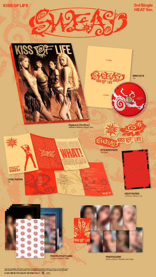 [PRE-ORDER] KISS OF LIFE 3rd Single Album [SWEAT] (HEAT Ver. / BURN Ver.)