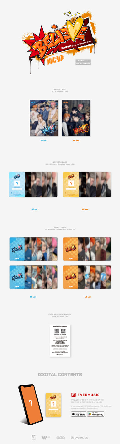 NCHIVE 2nd Single Album [BELIEVE]