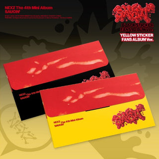 [PRE-ORDER] NEXZ 4th Mini Album [SAUCIN’] (BLACK STICKER FANS ALBUM ver. / YELLOW STICKER FANS ALBUM ver.)