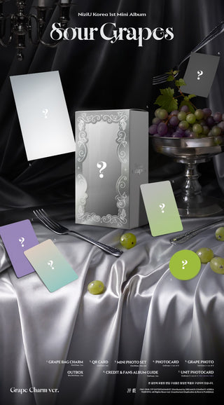 [PRE-ORDER] NiziU 1st Mini Ablum [Sour Grapes] (Grape Charm Ver.)