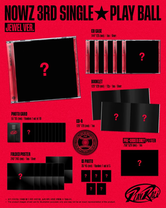 NOWZ 3rd Single Album [Play Ball] (JEWEL Ver.)