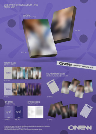 [PRE-ORDER] ONEW (SHINee) 1ST SINGLE ALBUM [착각] (IS IT? Ver. / IT IS. Ver.) (NEMO Ver.)
