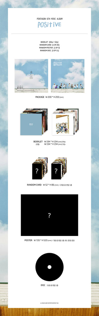 PENTAGON 6TH MINI ALBUM [POSITIVE]