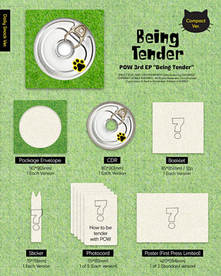 POW 3rd Mini Album [Being Tender] (Compact Ver.)
