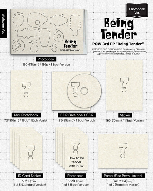POW 3rd Mini Album [Being Tender]