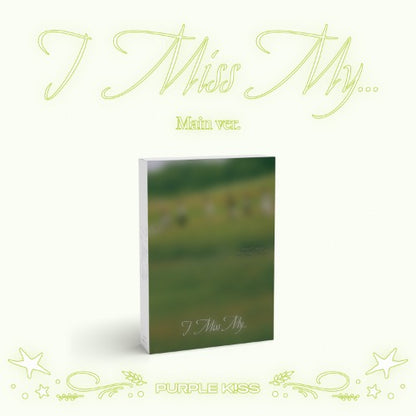 PURPLE KISS 2nd Single Album [I MISS MY...] (Main Ver.)