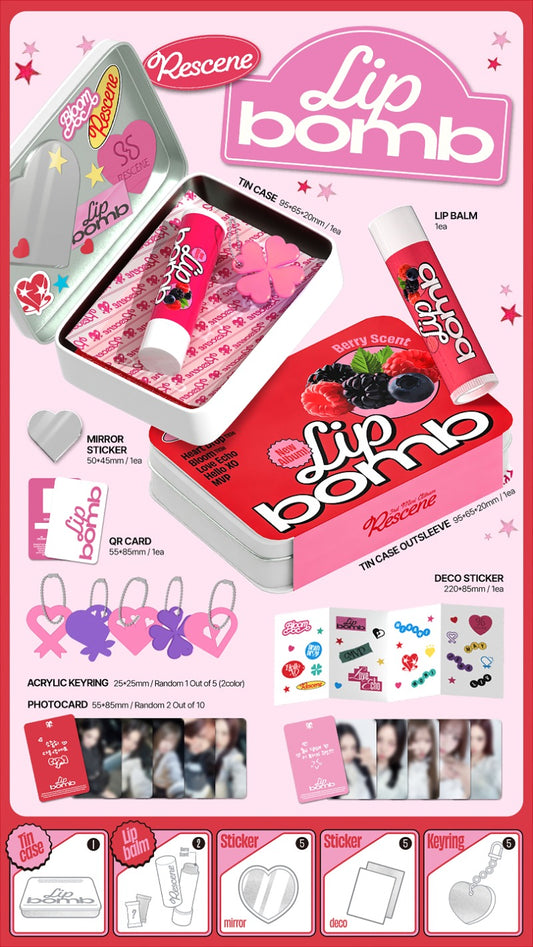 RESCENE 3rd Mini Album [lip bomb] (QR) (lip balm ver.)