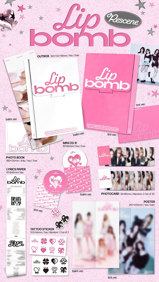 RESCENE 3rd Mini Album [lip bomb] (Standard Version)