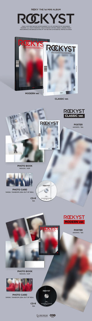 ROCKY (ASTRO) 1st Mini Album [ROCKYST] (Modern Ver. / Classic Ver.)
