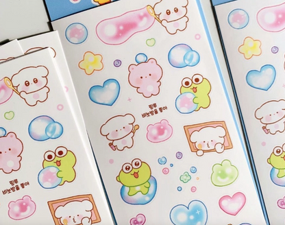 I Like Soap Bubbles Stickers