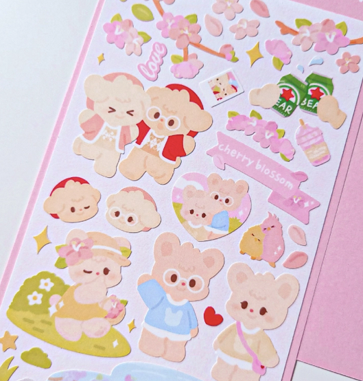 Cherry Blossom Sticker Sheet