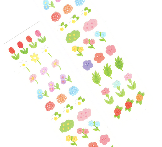 Assorted Flowers Sticker Sheet