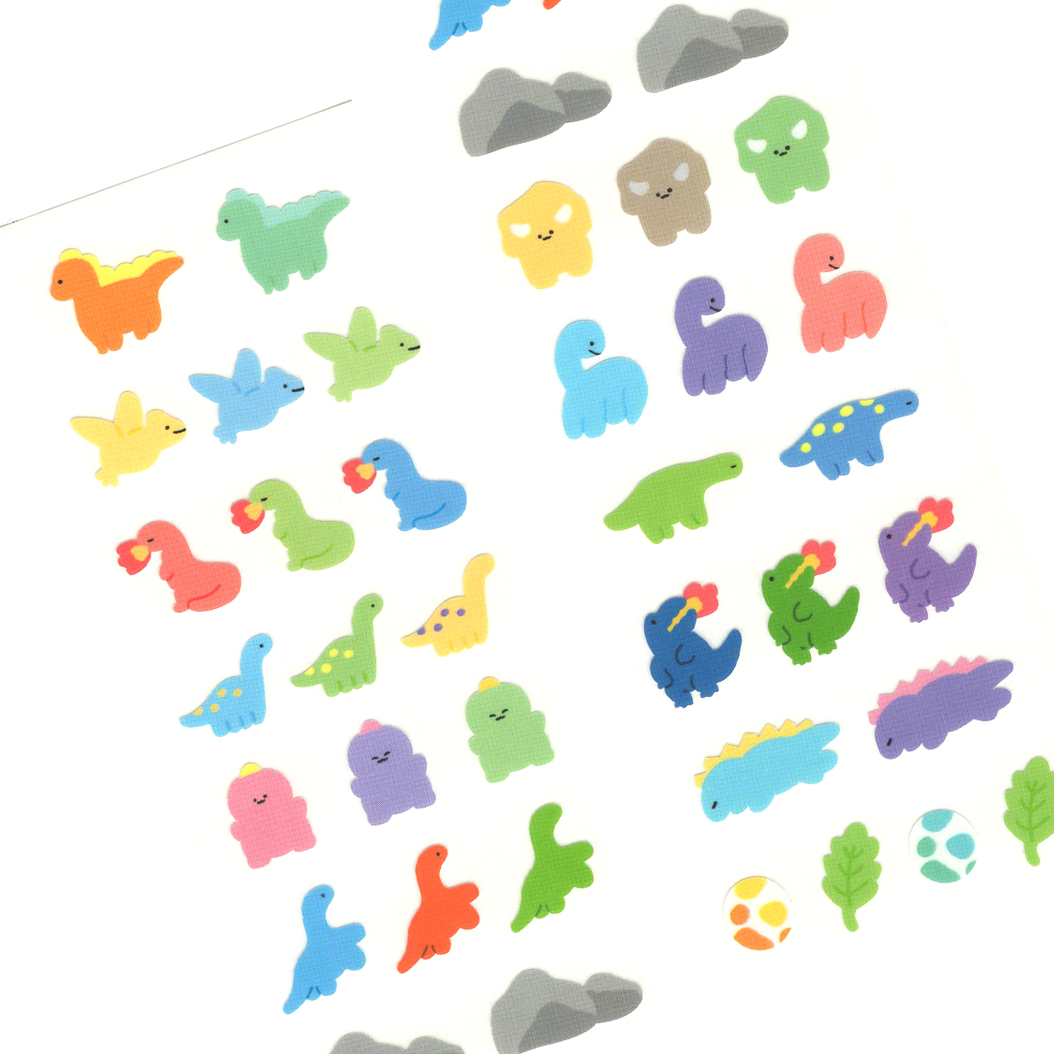 Dinosaur Deco Sticker Sheet