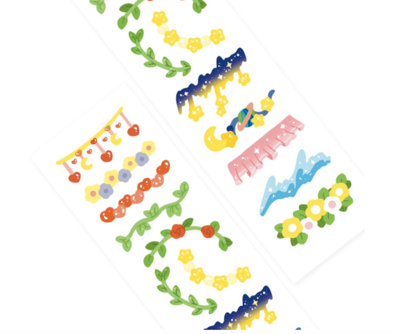 [Sparkle] Shape Garland Sticker