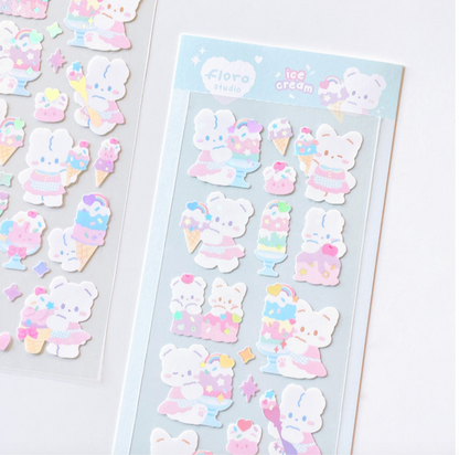 Floro Studio Bear Stickers