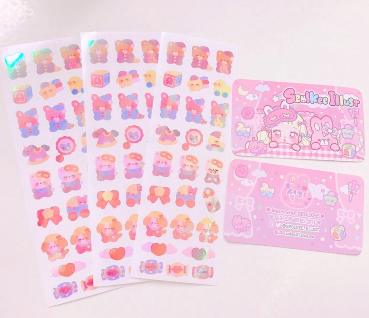 Dreaming Pearly Sticker Sheet