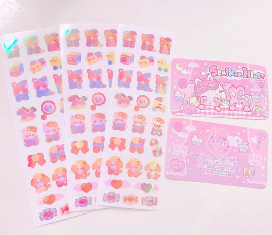 Dreaming Pearly Sticker Sheet