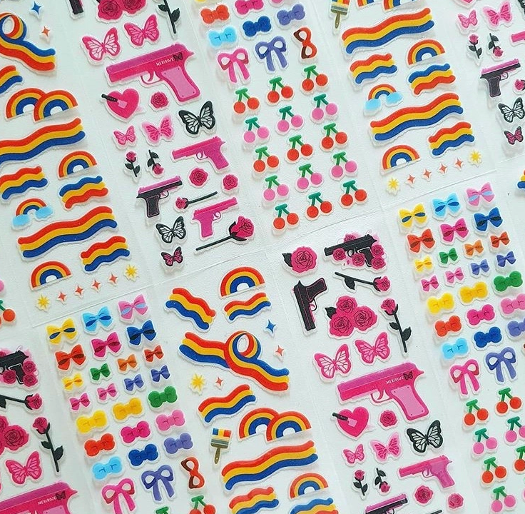 Glitter Sticker Sheets